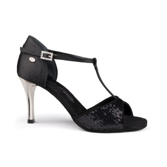 Portdance PD600 Fashion – Chaussures Latin Satin Pailleté | Fame La Maison de la Danse