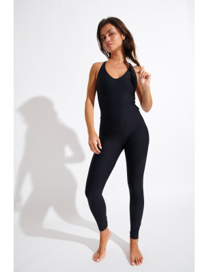 Combinaison noire longue POWER WELLBLISS – Banana Moon Activewear - FAME LA MAISON DE LA DANSE