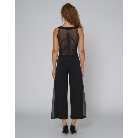 Pantalon 7/8 avec tulle - DOLCE TEMPS DANSE - FAME LA MAISON DE LA DANSE