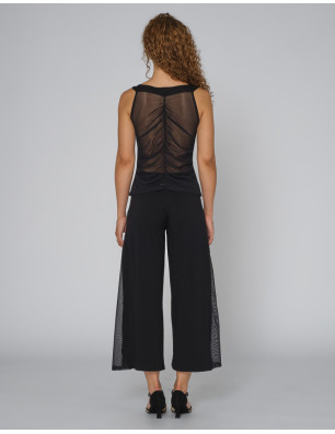 Pantalon 7/8 avec tulle - DOLCE TEMPS DANSE - FAME LA MAISON DE LA DANSE