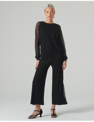 Pantalon 7/8 avec tulle - DOLCE TEMPS DANSE - FAME LA MAISON DE LA DANSE