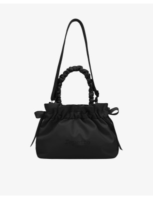 Petite besace bandoulière noire Repetto B0389N - FAME LA MAISON DE LA DANSE