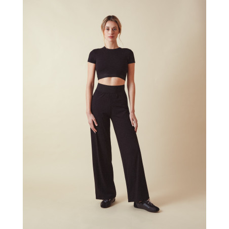 Pantalon taille haute noir Repetto S0559A - FAME LA MAISON DE LA DANSE