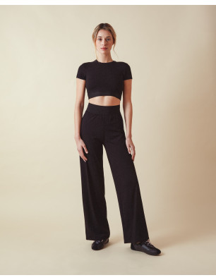 Pantalon taille haute noir Repetto S0559A - FAME LA MAISON DE LA DANSE