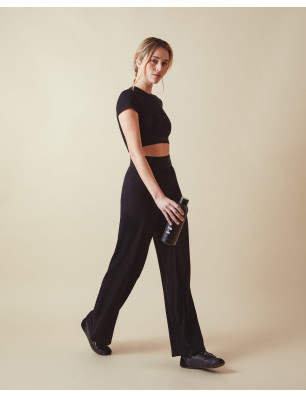 Pantalon taille haute noir Repetto S0559A - FAME LA MAISON DE LA DANSE