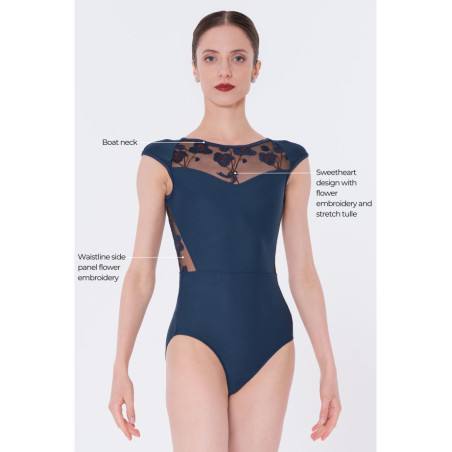 Justaucorps de Danse Femme Collection Atelier des Fleurs MUSCARI Wear Moi - FAME LA MAISON DE LA DANSE