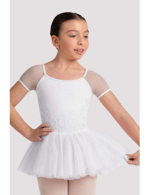 Robe tutu à manches courtes à fleurs pour filles LUCY Bloch - FAME LA MAISON DE LA DANSE