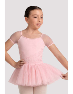 Robe tutu à manches courtes à fleurs pour filles LUCY Bloch - FAME LA MAISON DE LA DANSE