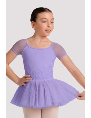 Robe tutu à manches courtes à fleurs pour filles LUCY Bloch - FAME LA MAISON DE LA DANSE