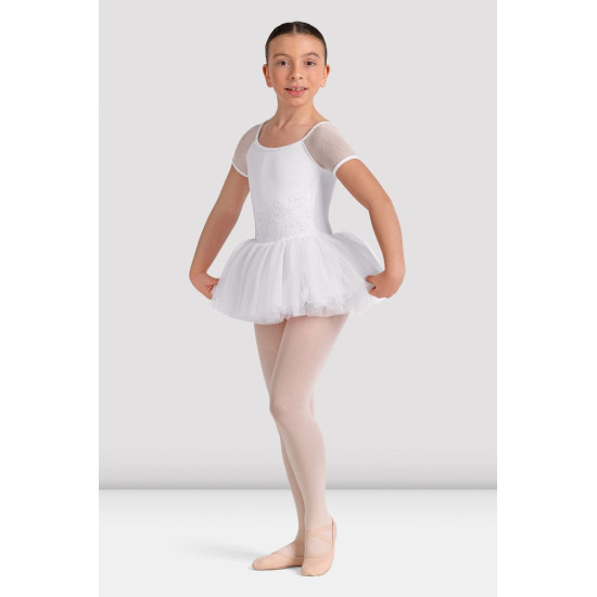 Robe tutu à manches courtes à fleurs pour filles LUCY Bloch - FAME LA MAISON DE LA DANSE