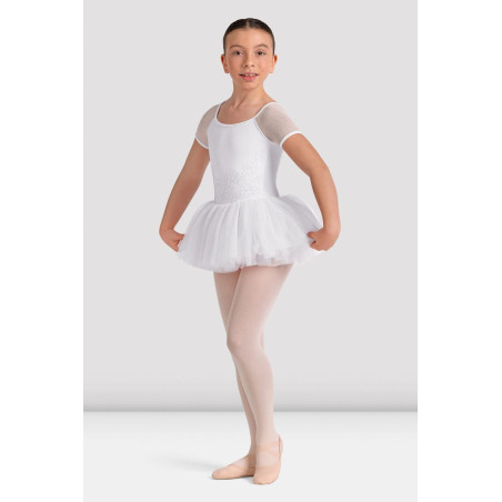 Robe tutu à manches courtes à fleurs pour filles LUCY Bloch - FAME LA MAISON DE LA DANSE