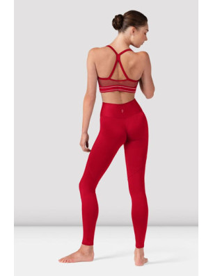 Legging danse femme Bloch Anna V avant - noir, taille haute élégante - P80001 | FAME LA MAISON DE LA DANSE
