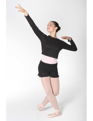 Short ample danse femme Intermezzo – viscose, ceinture repliée, confort et élégance - 5213 | FAME LA MAISON DE LA DANSE
