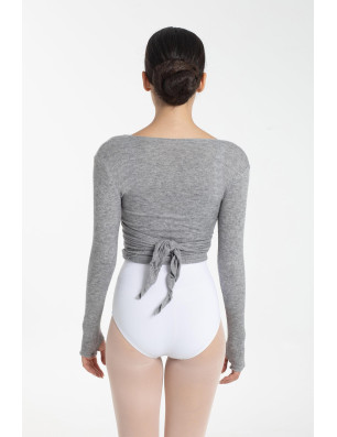 T-shirt croisé danse femme Intermezzo – viscose, manches longues, confort et élégance - 6450 | FAME LA MAISON DE LA DANSE