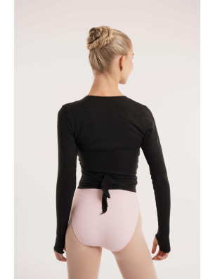 T-shirt croisé danse femme Intermezzo – viscose, manches longues, confort et élégance - 6450 | FAME LA MAISON DE LA DANSE