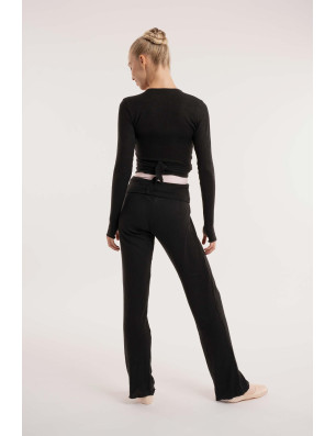 T-shirt croisé danse femme Intermezzo – viscose, manches longues, confort et élégance - 6450 | FAME LA MAISON DE LA DANSE