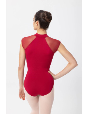 Justaucorps danse femme Intermezzo – manches courtes, fermeture éclair, confort et élégance - 31254 | FAME LA MAISON DE LA DANSE