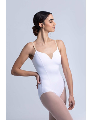 Justaucorps danse femme Intermezzo – Meryl®, décolleté, bretelles nude - 31616 | FAME LA MAISON DE LA DANSE