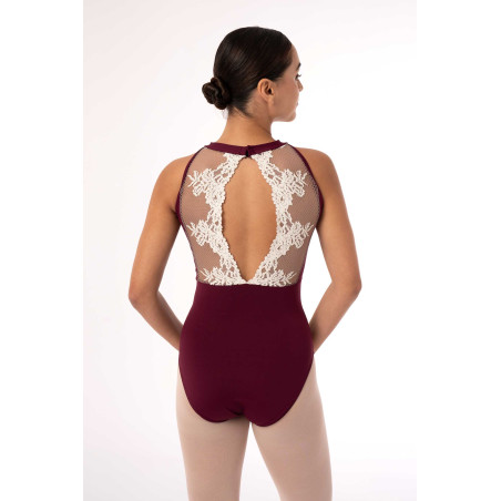 Justaucorps Francesca Intermezzo – dentelle florale crochet, danse classique élégante - 31705 | FAME LA MAISON DE LA DANSE