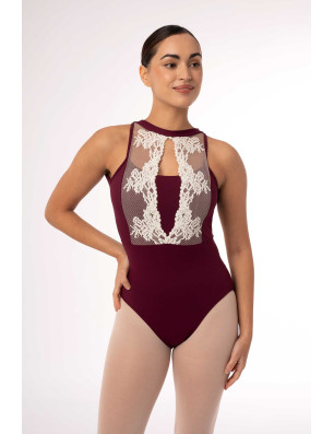 Justaucorps Francesca Intermezzo – dentelle florale crochet, danse classique élégante - 31705 | FAME LA MAISON DE LA DANSE