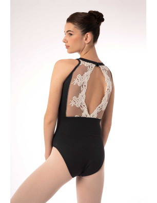 Justaucorps Francesca Intermezzo – dentelle florale crochet, danse classique élégante - 31705 | FAME LA MAISON DE LA DANSE