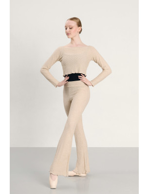 Pantalon GRACIELLA Intermezzo – taille haute, coupe flare, maille douce et élégante - 5563 | FAME LA MAISON DE LA DANSE