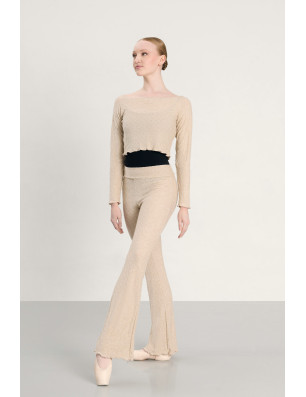 Pantalon GRACIELLA Intermezzo – taille haute, coupe flare, maille douce et élégante - 5563 | FAME LA MAISON DE LA DANSE