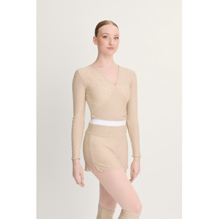 Short GARA Intermezzo – taille haute, maille douce, danse et échauffement - 5564 | FAME LA MAISON DE LA DANSE