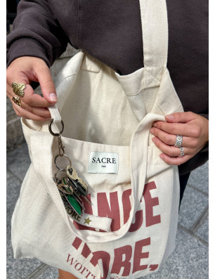 Sac Cabas “Dance More, Worry Less.” – Tote Bag Premium | SACRE Paris | FAME LA MAISON DE LA DANSE