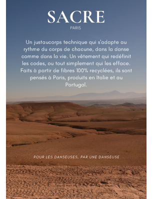 Justaucorps Davaï – Technique, Maintien & Fibres Recyclées | SACRE Paris | FAME LA MAISON DE LA DANSE