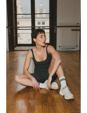 Jumpsuit Swan – Justaucorps Technique & Fibres Recyclées | SACRE Paris | FAME LA MAISON DE LA DANSE