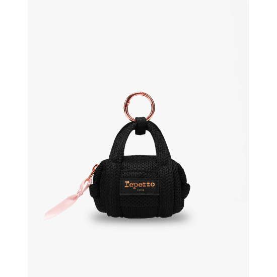 Porte‑clés Polochon Noir – Mini Sac Iconique | Repetto - Fame La Maison de la Danse