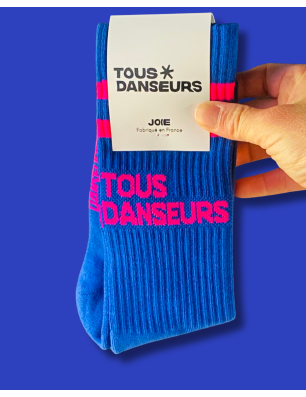 Chaussettes Bleu Électrique | Tous Danseurs - FAME LA MAISON DE LA DANSE