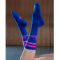 Chaussettes bleu électrique Tous Danseurs