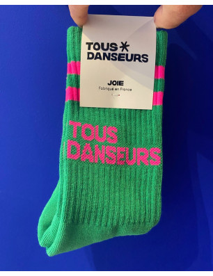 Chaussettes vertes | Tous Danseurs - FAME LA MAISON DE LA DANSE