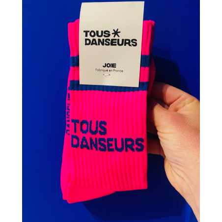 Chaussettes Rose fluo| Tous Danseurs - FAME LA MAISON DE LA DANSE