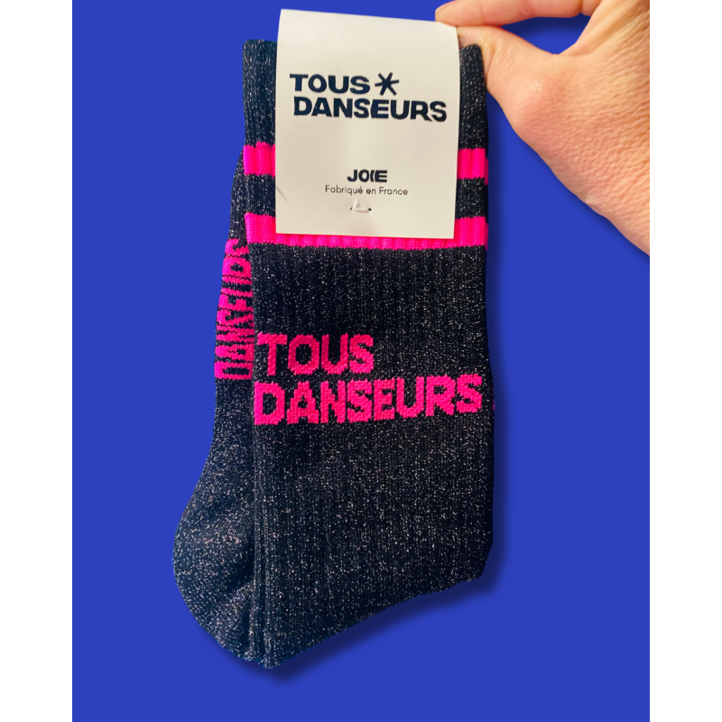 Chaussettes noires pailletées Tous Danseurs