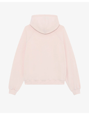 Sweat Zippé à Capuche Rose Craie – Satin Signature | Repetto S0700 - Fame La Maison de la Danse
