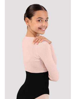 Bloch Starling CZ30019 – Cache‑cœur en maille fille | Fame La Maison de la Danse