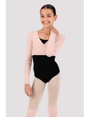 Bloch Starling CZ30019 – Cache‑cœur en maille fille | Fame La Maison de la Danse
