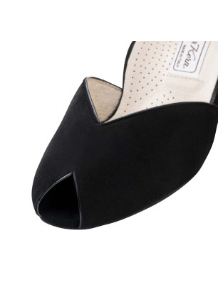 Werner Kern Fatima – Chaussures de danse daim noir 6 cm | Fame La Maison de la Danse