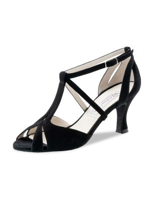 Werner Kern Francis – Chaussures de danse daim noir 6,5 cm | Fame La Maison de la Danse