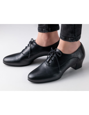 Werner Kern Runa – Chaussure de danse brocart noir 3,5 cm | Fame La Maison de la Danse