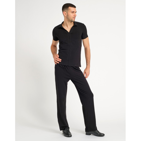 Temps Danse OTELLO – T‑shirt danse homme col chemise | Fame La Maison de la Danse