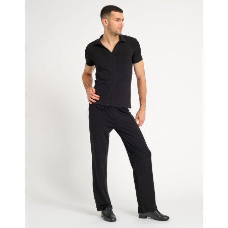 Temps Danse OTELLO – T‑shirt danse homme col chemise | Fame La Maison de la Danse