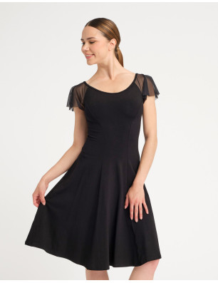 Temps Danse DARLENE – Robe de danse manches tulle | Fame La Maison de la Danse