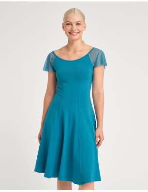 Temps Danse DARLENE – Robe de danse manches tulle | Fame La Maison de la Danse