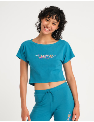 Temps Danse AGILE JR RAINBOW – Crop top fille danse | Fame La Maison de La Danse