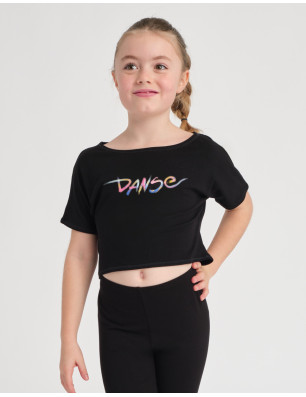 Temps Danse AGILE JR RAINBOW – Crop top fille danse | Fame La Maison de La Danse