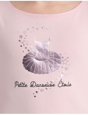 T-Shirt Danse Fille - AGILE JR STARS TEMPS DANSE - FAME LA MAISON DE LA DANSE